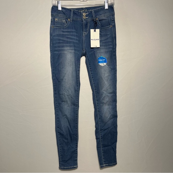 Juniors' WallFlower High-Rise Sassy Ankle Jeggings Sz. 5 NWT - Picture 2 of 8